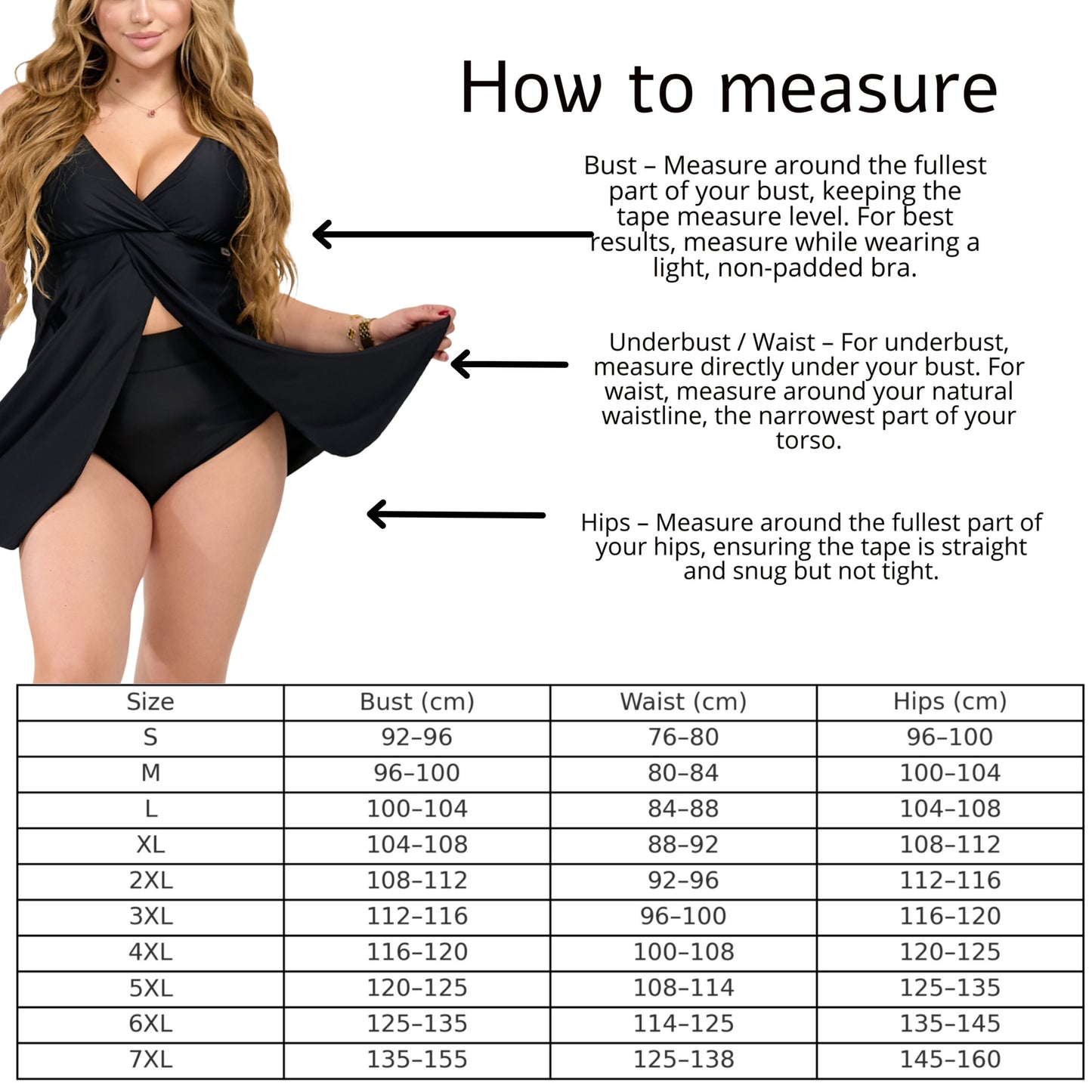 Scarlett Tummy Control Swim Dress | S–7XL