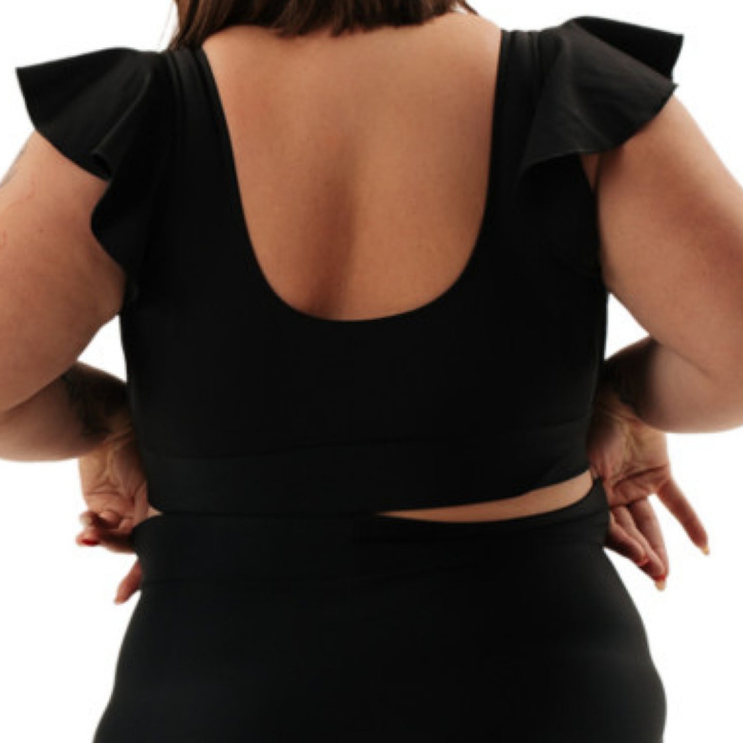 Irene Black High-Waisted Tummy Control Swimsuit